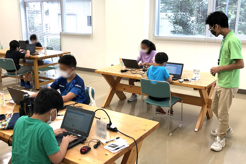 8月29日滑川・嵐山教室プログラミング教室