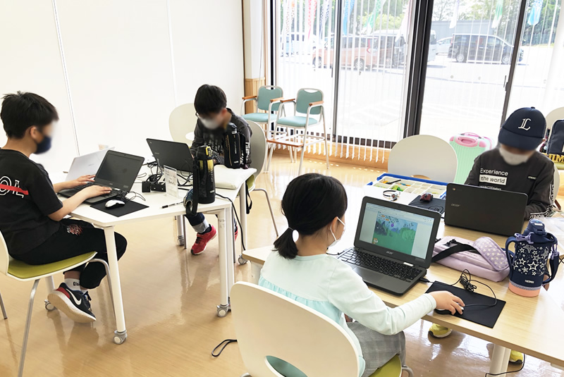 4月23日東松山プログラミング教室の様子
