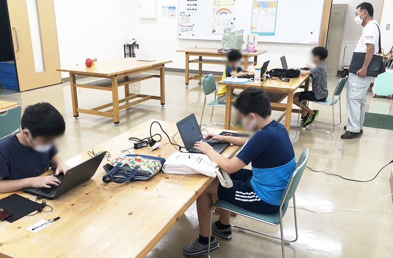 8月28日滑川嵐山プログラミング教室